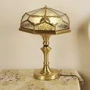 GobekUsa Brass 3-Light Night Light with Classic Frost Glass: Ideal for Bedroom Tables