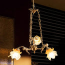 GobekUsa Brass Angel Chandelier: Luxury Burnishing Pendant Lights for Living Room