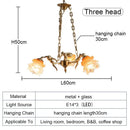 GobekUsa Brass Angel Chandelier: Luxury Burnishing Pendant Lights for Living Room