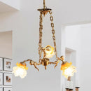 GobekUsa Brass Angel Chandelier: Luxury Burnishing Pendant Lights for Living Room