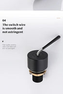 GobekUsa Brass Black Luxury Bathroom Faucet - Single Handle