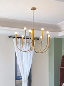 GobekUsa Brass Chandelier: Stylish Pendant Lights for Dining Room, Living Room, Kitchen Island & Bedroom