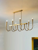 GobekUsa Brass Chandelier: Stylish Pendant Lights for Dining Room, Living Room, Kitchen Island & Bedroom