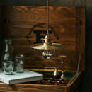 GobekUsa Brass Chandelier: American Industrial Style for Bar, Cafe, Restaurant, Corridor Lighting