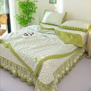 GobekUsa Breathable Cotton Summer Bedding Set - 4 Pieces