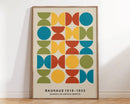 GobekUsa Bright Geometric Bauhaus Canvas Prints