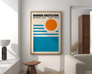 GobekUsa Bright Geometric Canvas Prints for Home Decor