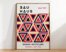 Bauhaus pastel geometric wall art canvas – living room framed poster by Decorbites