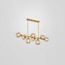 GobekUsa Bubbles Glass Pendant Light: Stylish Island Hanging Fixture for Postmodern Dining
