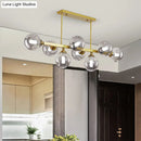 GobekUsa Bubbles Glass Pendant Light: Stylish Island Hanging Fixture for Postmodern Dining