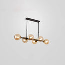 GobekUsa Bubbles Glass Pendant Light: Stylish Island Hanging Fixture for Postmodern Dining