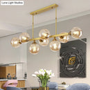 GobekUsa Bubbles Glass Pendant Light: Stylish Island Hanging Fixture for Postmodern Dining