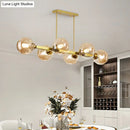 GobekUsa Bubbles Glass Pendant Light: Stylish Island Hanging Fixture for Postmodern Dining