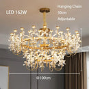 GobekUsa Butterfly Chandelier: Modern LED Dimmable Pendant Lamp Luxe Crystal Decor-Light 2024