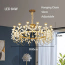 GobekUsa Butterfly Chandelier: Modern LED Dimmable Pendant Lamp Luxe Crystal Decor-Light 2024