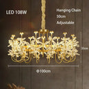 GobekUsa Butterfly Chandelier: Modern LED Dimmable Pendant Lamp Luxe Crystal Decor-Light 2024