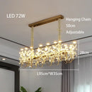 GobekUsa Butterfly Chandelier: Modern LED Dimmable Pendant Lamp Luxe Crystal Decor-Light 2024