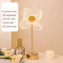 GobekUsa Butterfly Gold Acrylic LED Desk Lamp for Artful Living Room Night Light