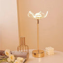 GobekUsa Butterfly Gold Acrylic LED Desk Lamp for Artful Living Room Night Light