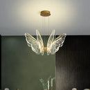 GobekUsa Butterfly LED Chandelier for Bedroom and Dining Room Lighting