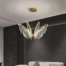 GobekUsa Butterfly LED Chandelier for Bedroom and Dining Room Lighting