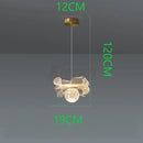 GobekUsa Butterfly LED Chandelier Copper Pendant Light for Bedroom Living Room Decoration