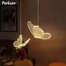 GobekUsa Butterfly LED Pendant Chandelier for Living Room and Bedroom