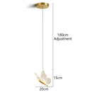 GobekUsa Butterfly LED Pendant Chandelier for Living Room and Bedroom