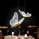 GobekUsa Butterfly LED Pendant Chandelier for Living Room and Bedroom