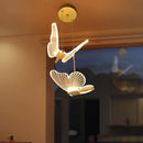 GobekUsa Butterfly LED Pendant Chandelier for Living Room and Bedroom