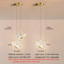 GobekUsa Butterfly LED Pendant Chandelier for Living Room and Bedroom