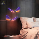 GobekUsa Butterfly Pendant Lights - Nordic Indoor Hanging Lamp for Living and Dining Room