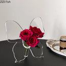GobekUsa Butterfly Theme Vase for Aesthetic Room Decor