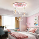 GobekUsa Cartoon Princess Chandelier: Modern Kids Room Decor