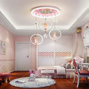 GobekUsa Cartoon Princess Chandelier: Modern Kids Room Decor
