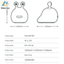 Decorbites cartoon slug night light white silicone bedroom lamp by Decorbites