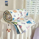 GobekUsa Cartoon Summer Blanket, Pure Cotton Soybean Fiber, Student Single Double Bed