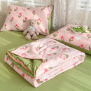 GobekUsa Cartoon Summer Blanket, Pure Cotton Soybean Fiber, Student Single Double Bed