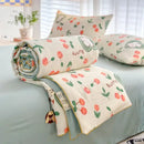 GobekUsa Cartoon Summer Blanket, Pure Cotton Soybean Fiber, Student Single Double Bed
