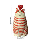 GobekUsa Cat Polka Dot Resin Flower Bud Vase