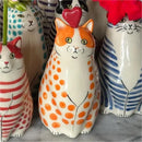 GobekUsa Cat Polka Dot Resin Flower Bud Vase
