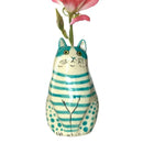 GobekUsa Cat Polka Dot Resin Flower Bud Vase