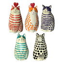 GobekUsa Cat Polka Dot Resin Flower Bud Vase