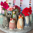 GobekUsa Cat Polka Dot Resin Flower Bud Vase