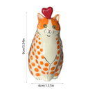GobekUsa Cat Polka Dot Resin Flower Bud Vase