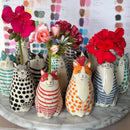 GobekUsa Cat Polka Dot Resin Flower Bud Vase