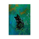 GobekUsa Cat Reading on Toilet Wall Art