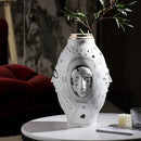 GobekUsa Ceramic Desktop Vase for Floral Arrangements