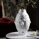 GobekUsa Ceramic Desktop Vase for Floral Arrangements