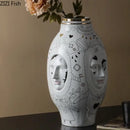 GobekUsa Ceramic Desktop Vase for Floral Arrangements